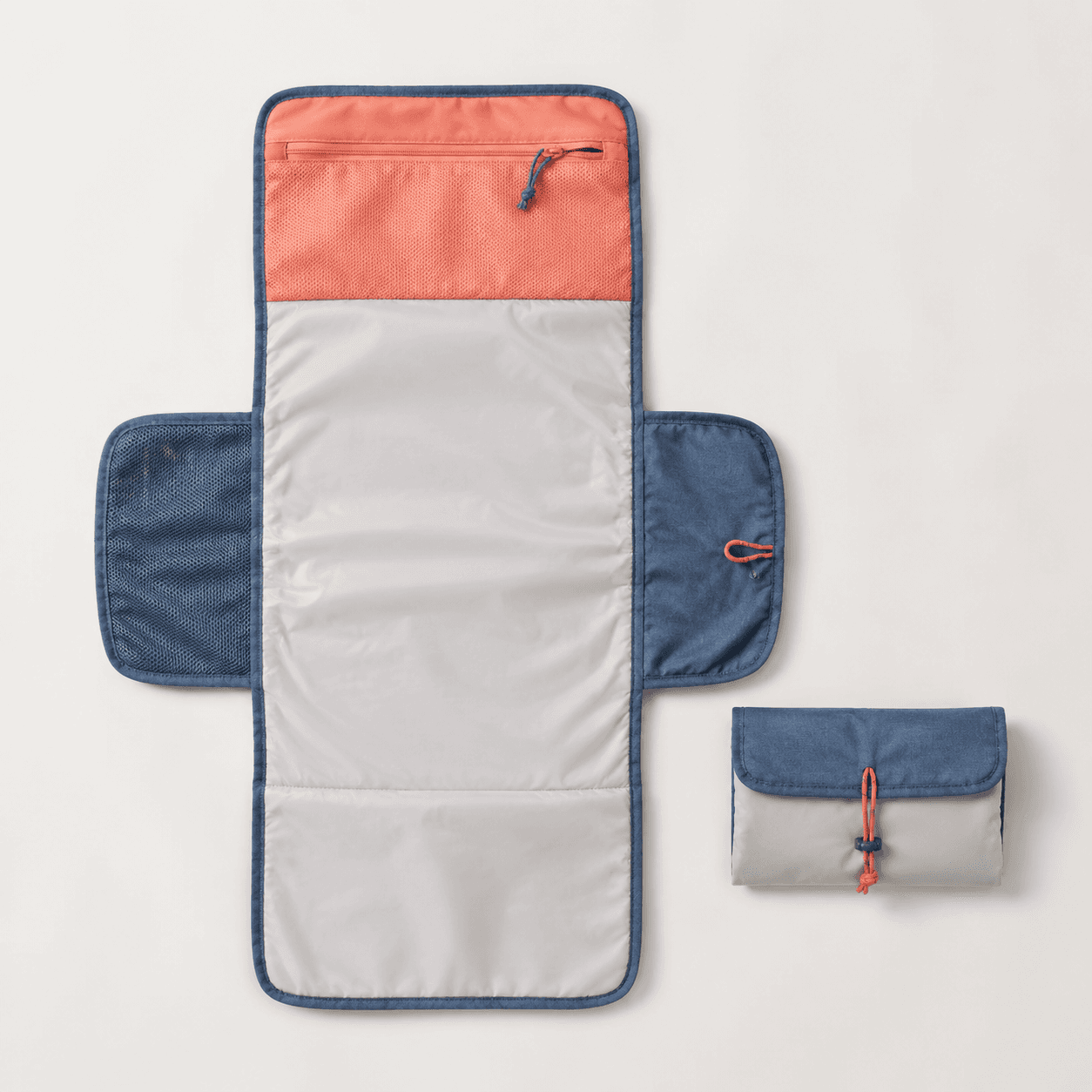 Changing Mat Pouch — Fold-out mat to stand on while changing, packs into its own pouch.