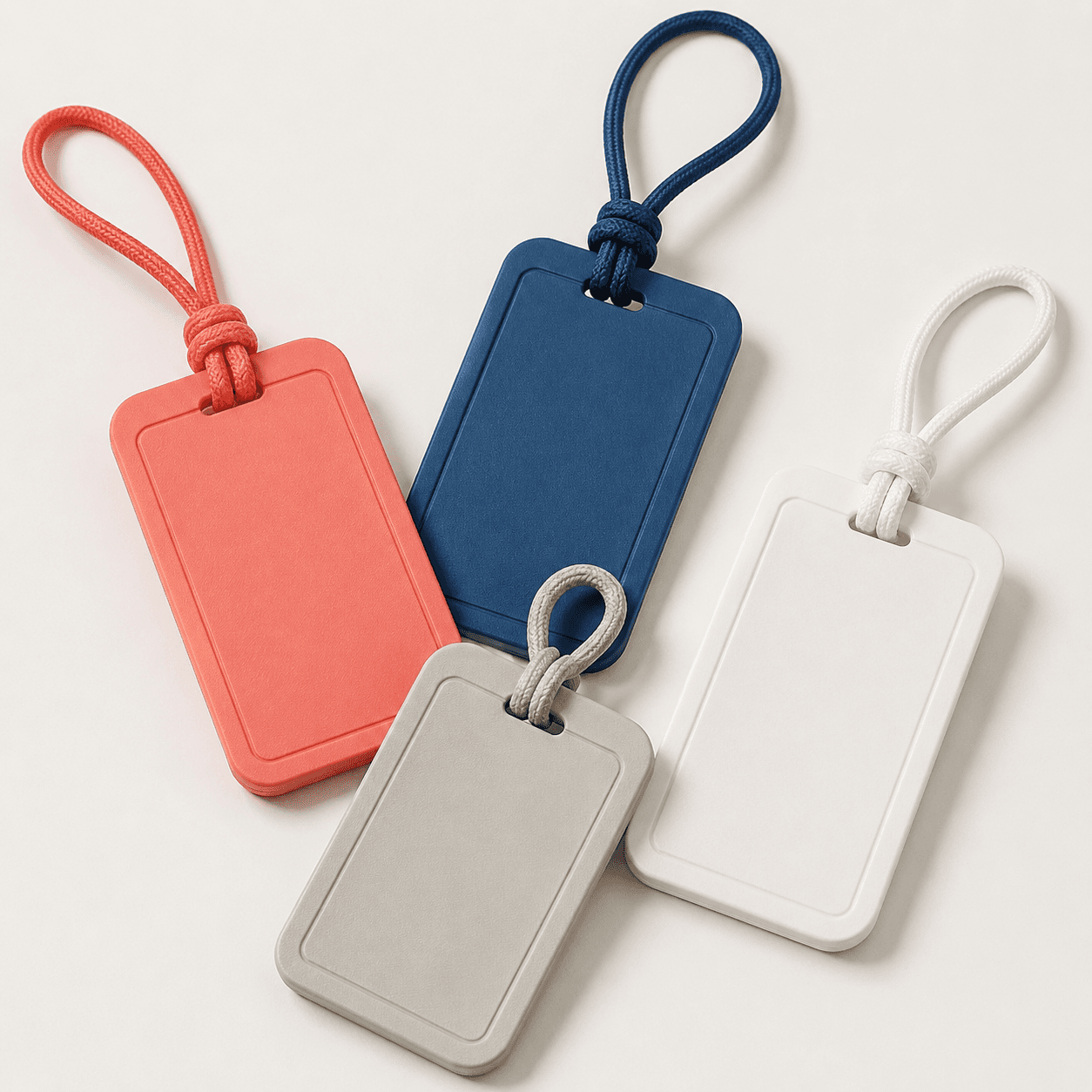 Label Tags Set — Blank water-resistant-style tags to mark bags and pouches.